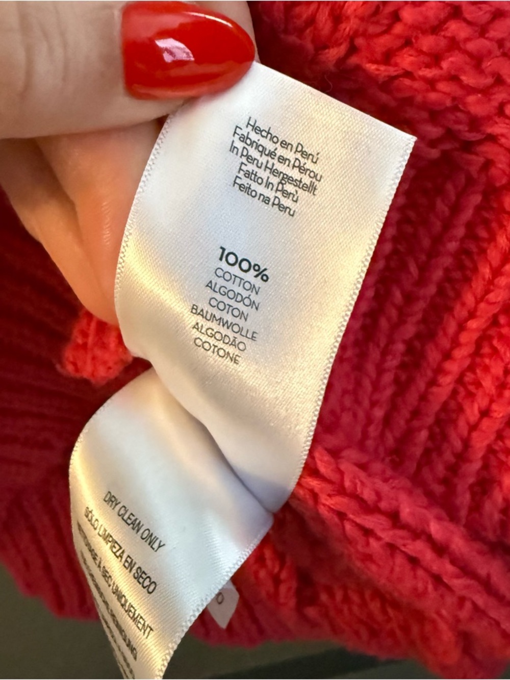 MOTHER • the jumper cable knit sweater - misfit - small red - Picture 11 of 12